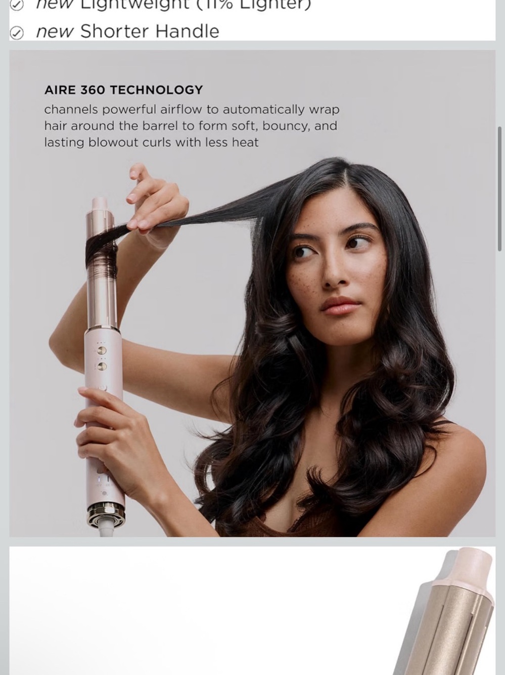 T3 LuxeDry Ionic Hair Dryer Set, Blow Dryer with Diffuser for Curly, Wavy & All - Picture 6 of 13